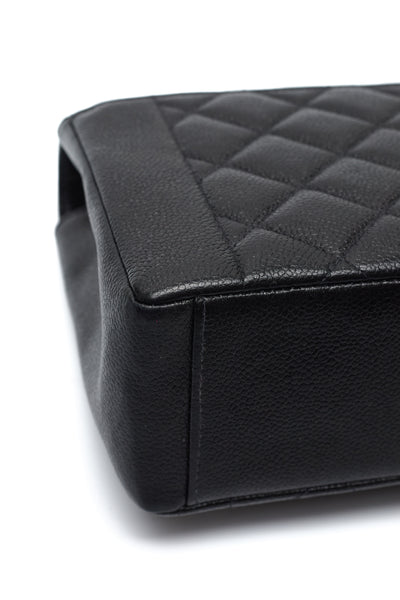 Chanel Rare Vintage Black Caviar Tall Diana