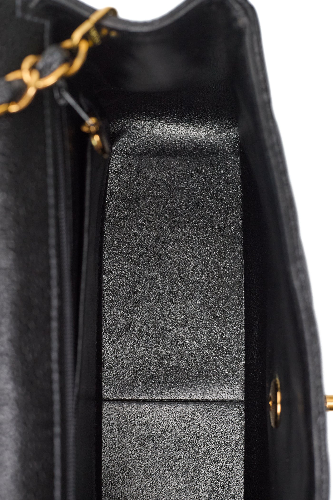 Chanel Rare Vintage Black Caviar Tall Diana