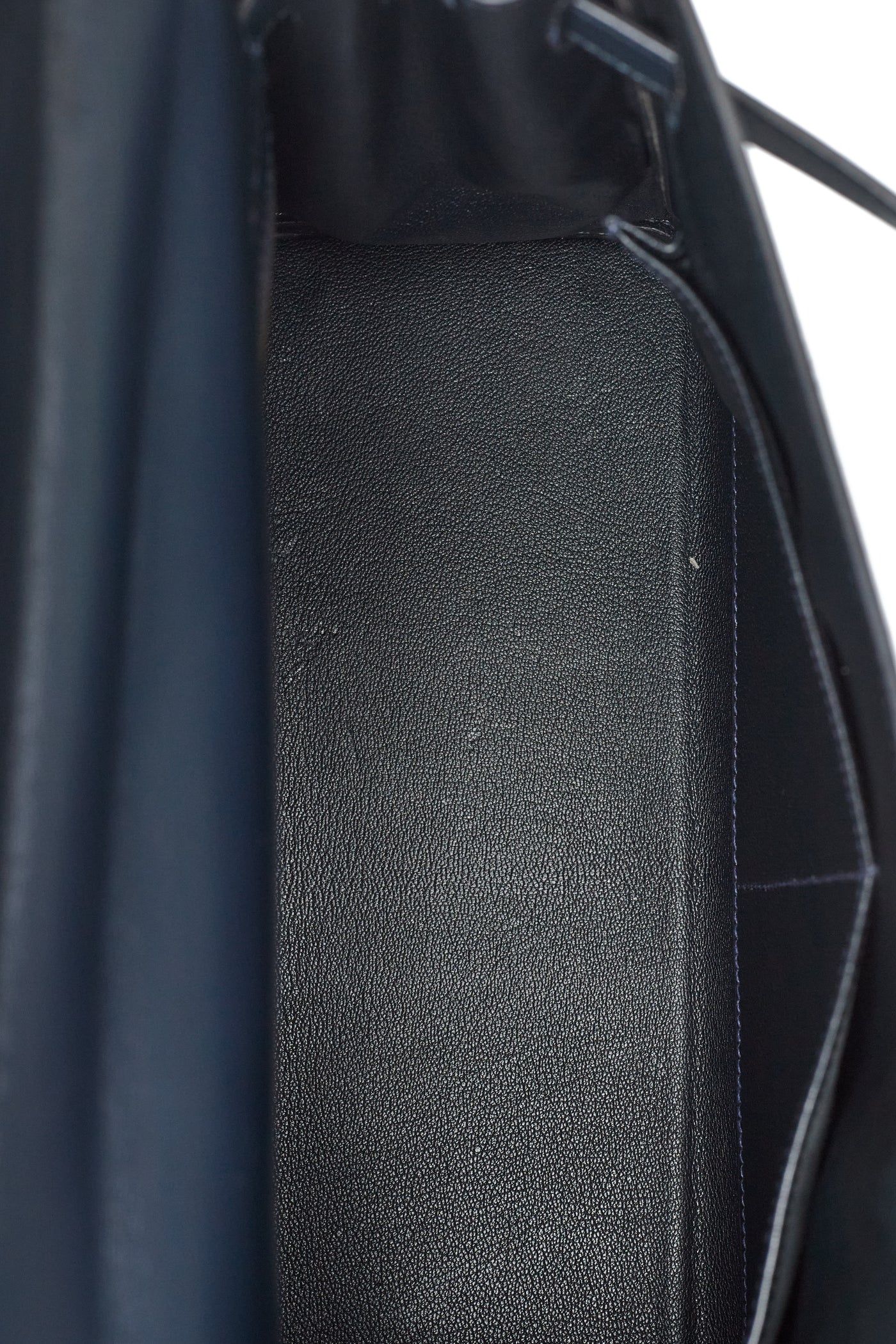 Hermes Vintage Blue Indigo Box Calf Kelly 32