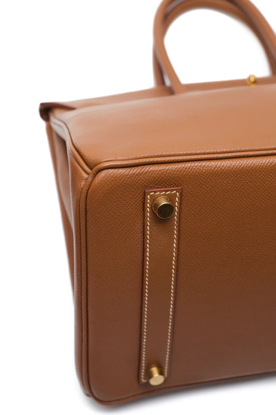 Hermes Vintage Gold Courchevel Birkin 35