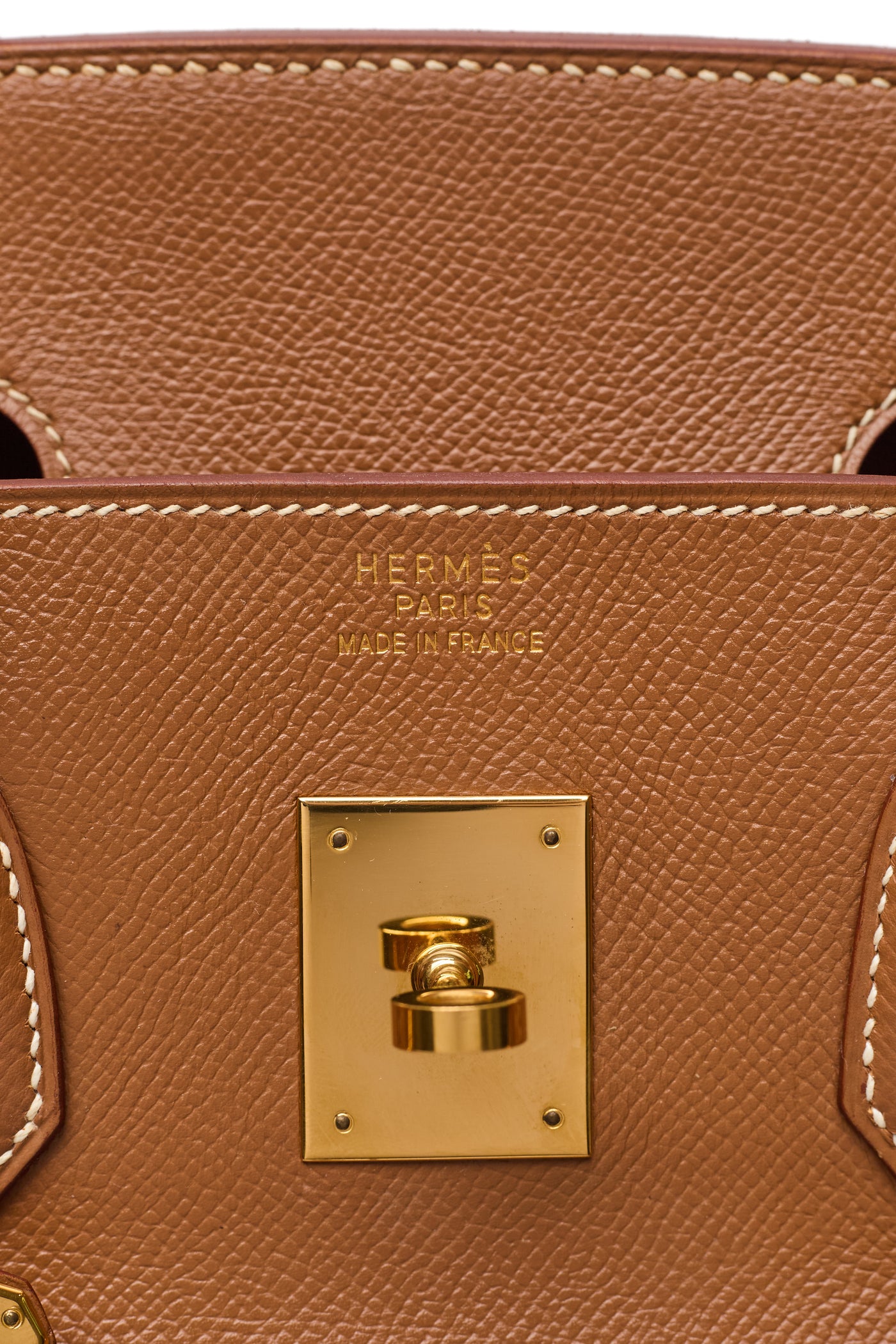 Hermes Vintage Gold Courchevel Birkin 35