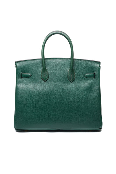 Hermes Vintage Green Ardennes Birkin 35