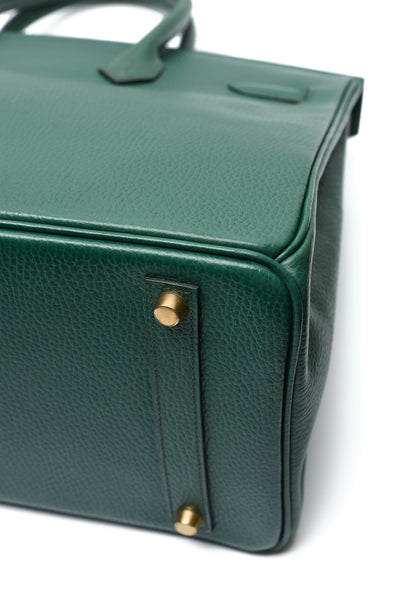 Hermes Vintage Green Ardennes Birkin 35