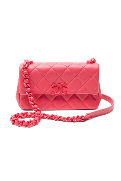 Chanel Pink Caviar Incognito Mini Flap Bag