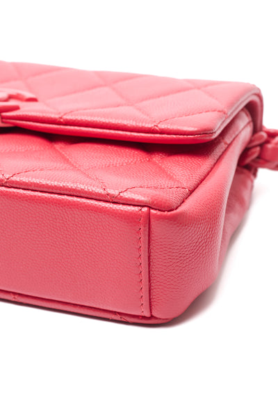 Chanel Pink Caviar Incognito Mini Flap Bag