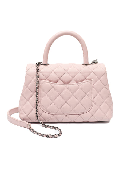 Chanel Pink Caviar Coco Handle