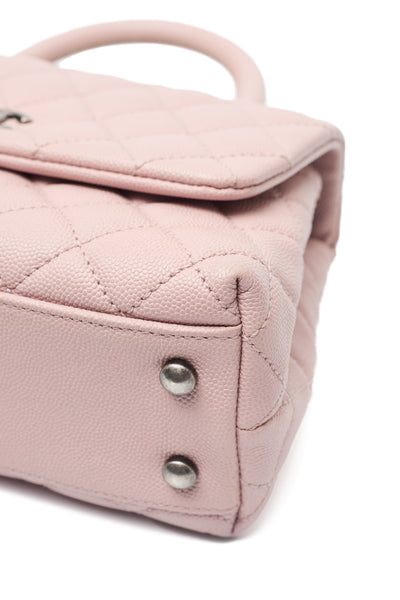 Chanel Pink Caviar Coco Handle