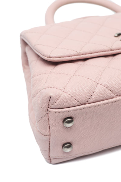 Chanel Pink Caviar Coco Handle