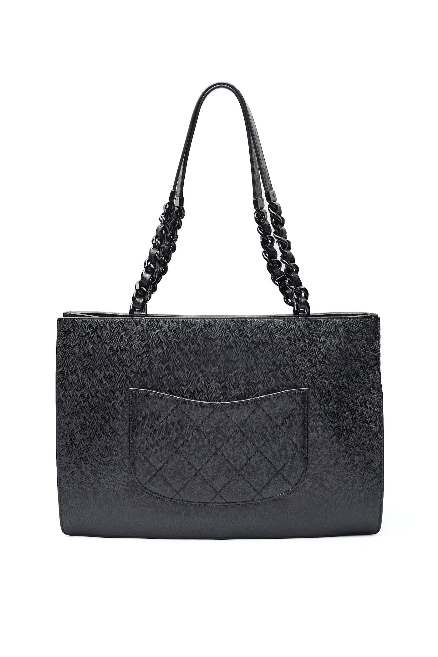 Chanel So Black My Everything Caviar Tote Bag