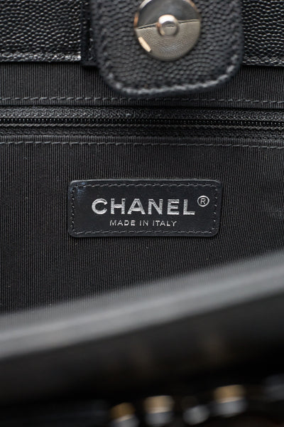 Chanel So Black My Everything Caviar Tote Bag