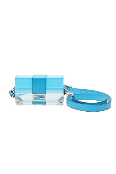 Fendi Blue Plexiglass Baguette Trunk