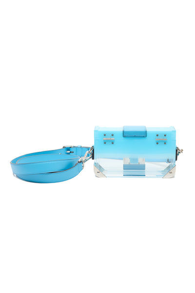 Fendi Blue Plexiglass Baguette Trunk