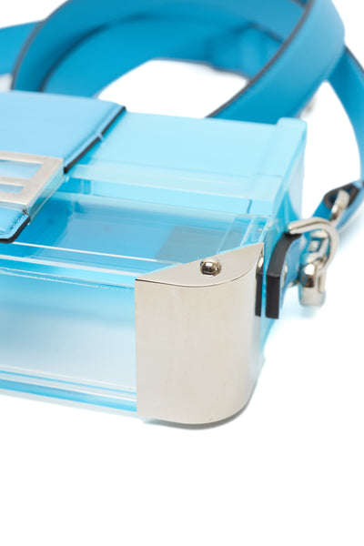 Fendi Blue Plexiglass Baguette Trunk