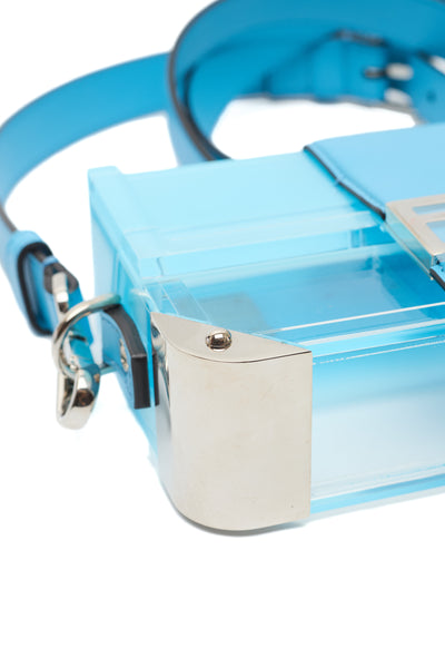 Fendi Blue Plexiglass Baguette Trunk