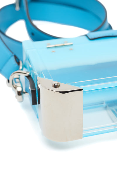 Fendi Blue Plexiglass Baguette Trunk