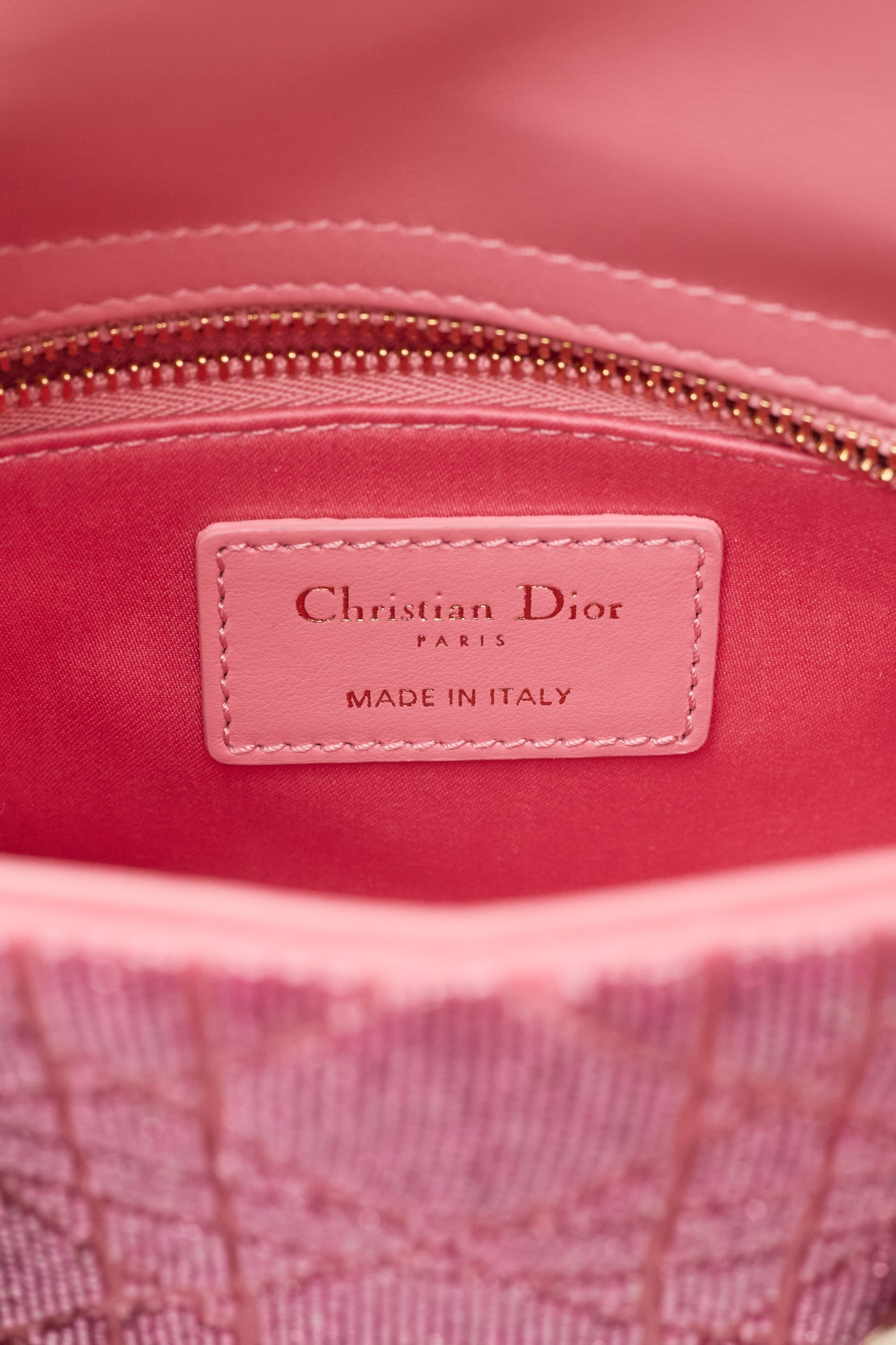 Christian Dior Pink Beaded Mini Lady Dior