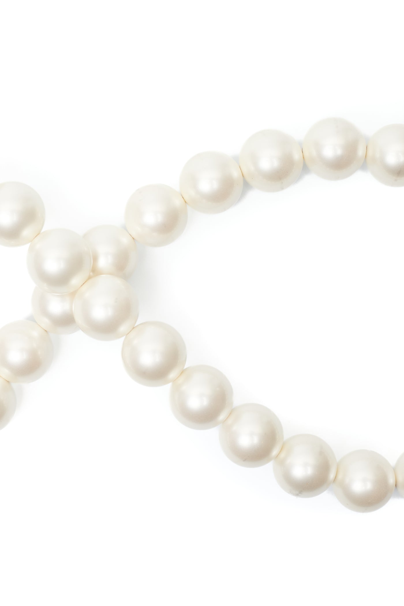 Chanel Black Calfskin Pearl Chain WOC