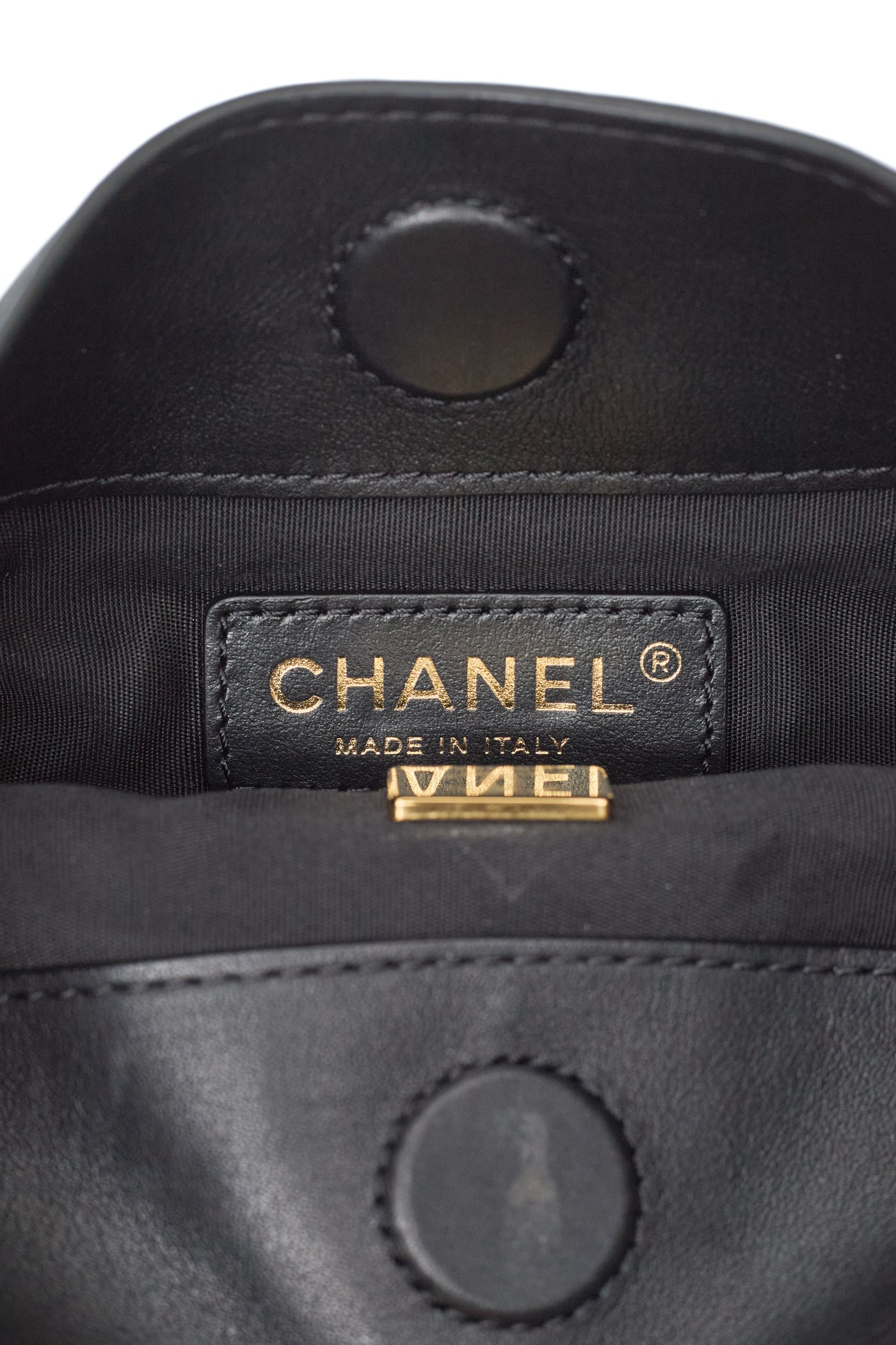 Chanel 2022 Cruise Runway Black Calfskin Chain Around Flap Shopping Tote