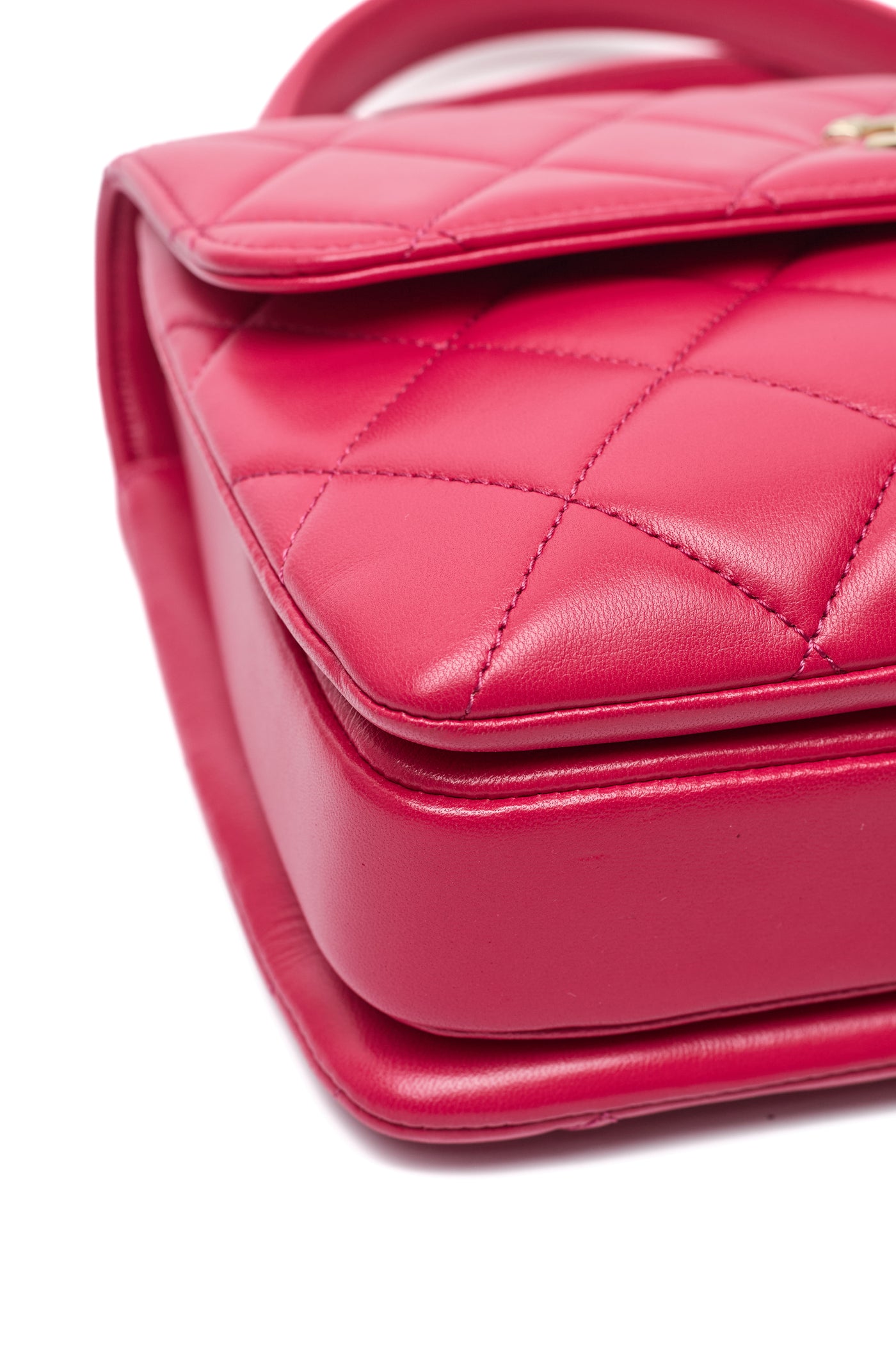Chanel Pink Lambskin Small Trendy