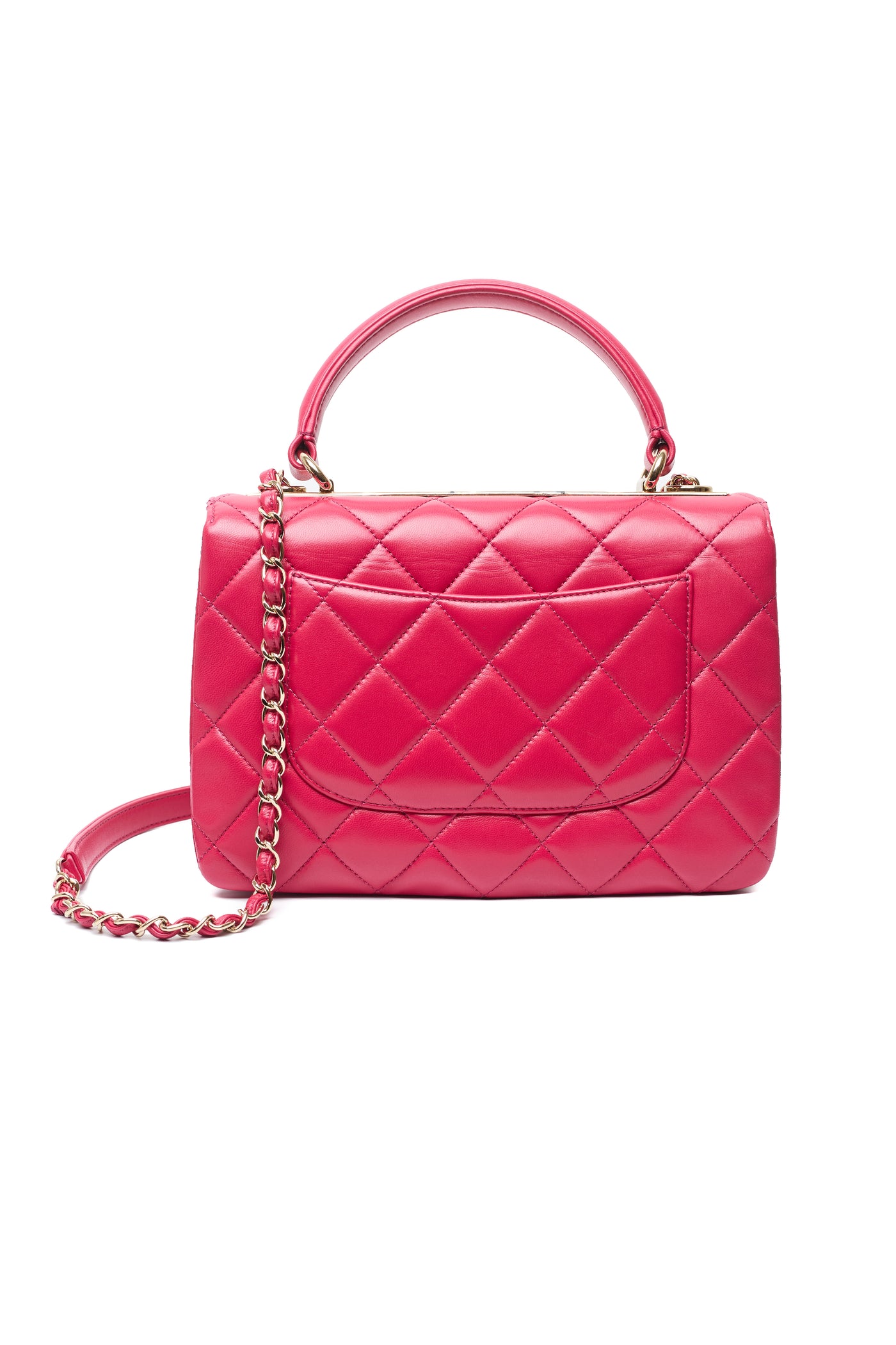 Chanel Pink Lambskin Small Trendy