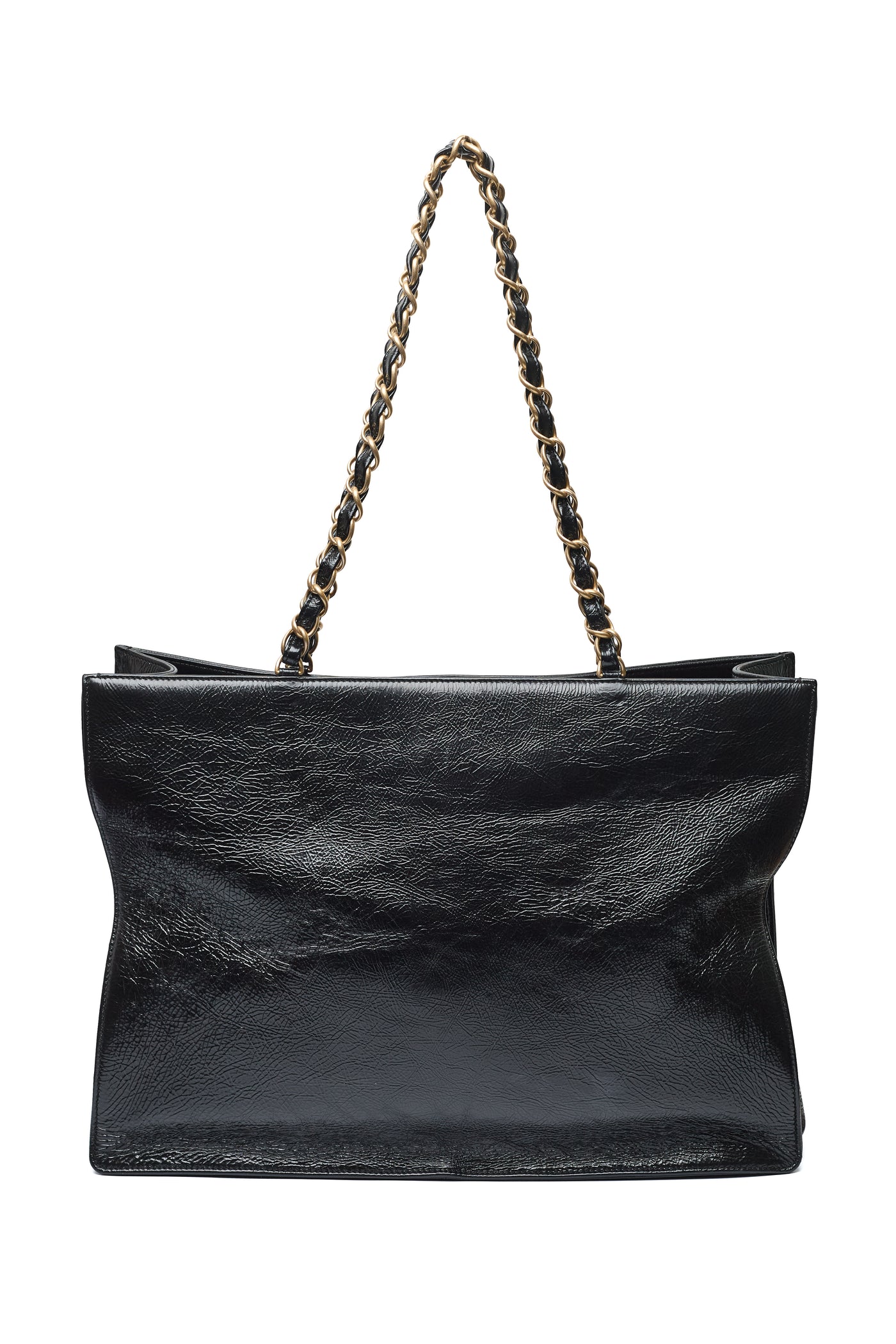Chanel Timeless CC Chain Shiny Aged Calfskin Large Shopping Tote