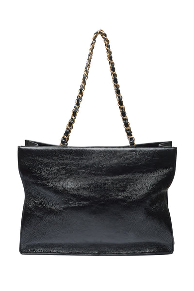Chanel Timeless CC Chain Shiny Aged Calfskin Large Shopping Tote
