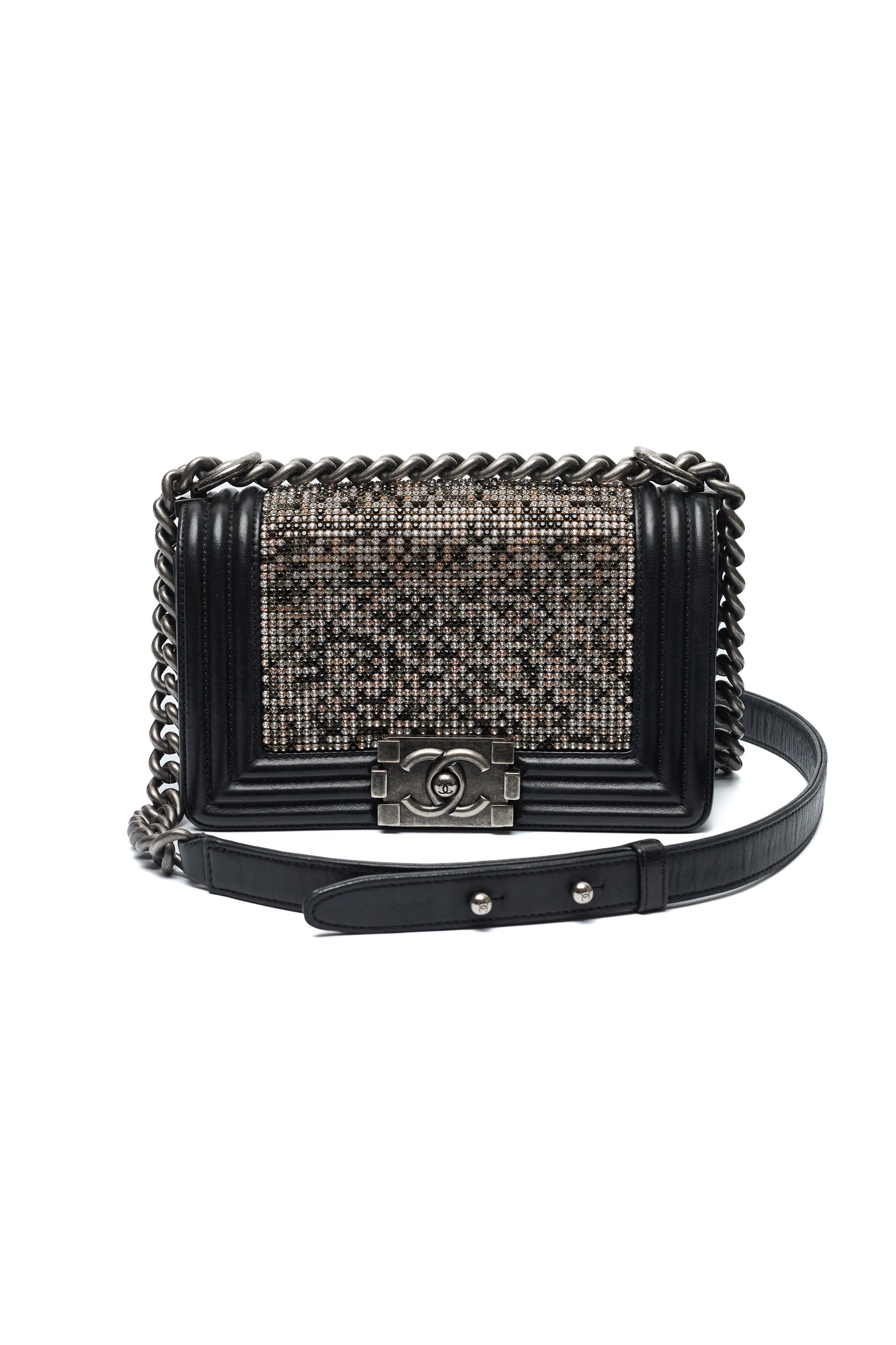 Chanel Limited Edition Crystal Embellished Small Boy Bag