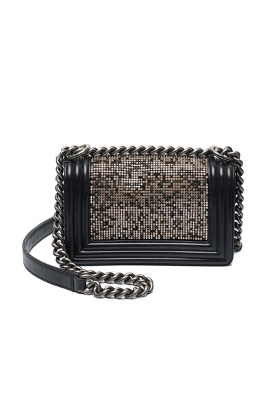 Chanel Limited Edition Crystal Embellished Small Boy Bag