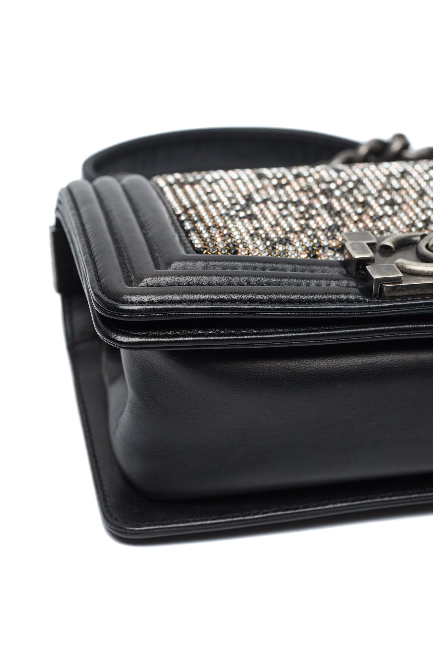 Chanel Limited Edition Crystal Embellished Small Boy Bag