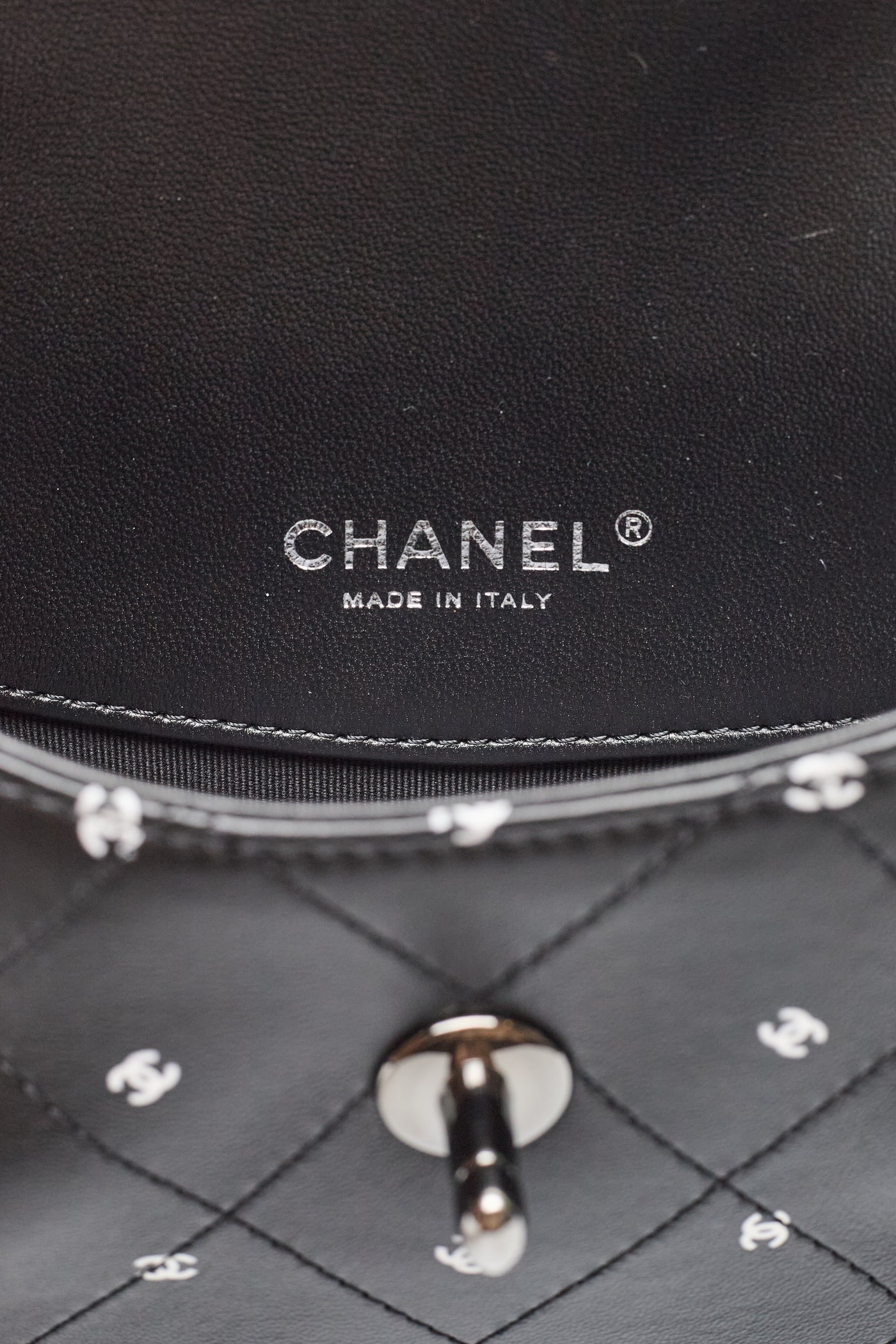 Chanel Envelope Clutch with Chain CC Printed Lambskin