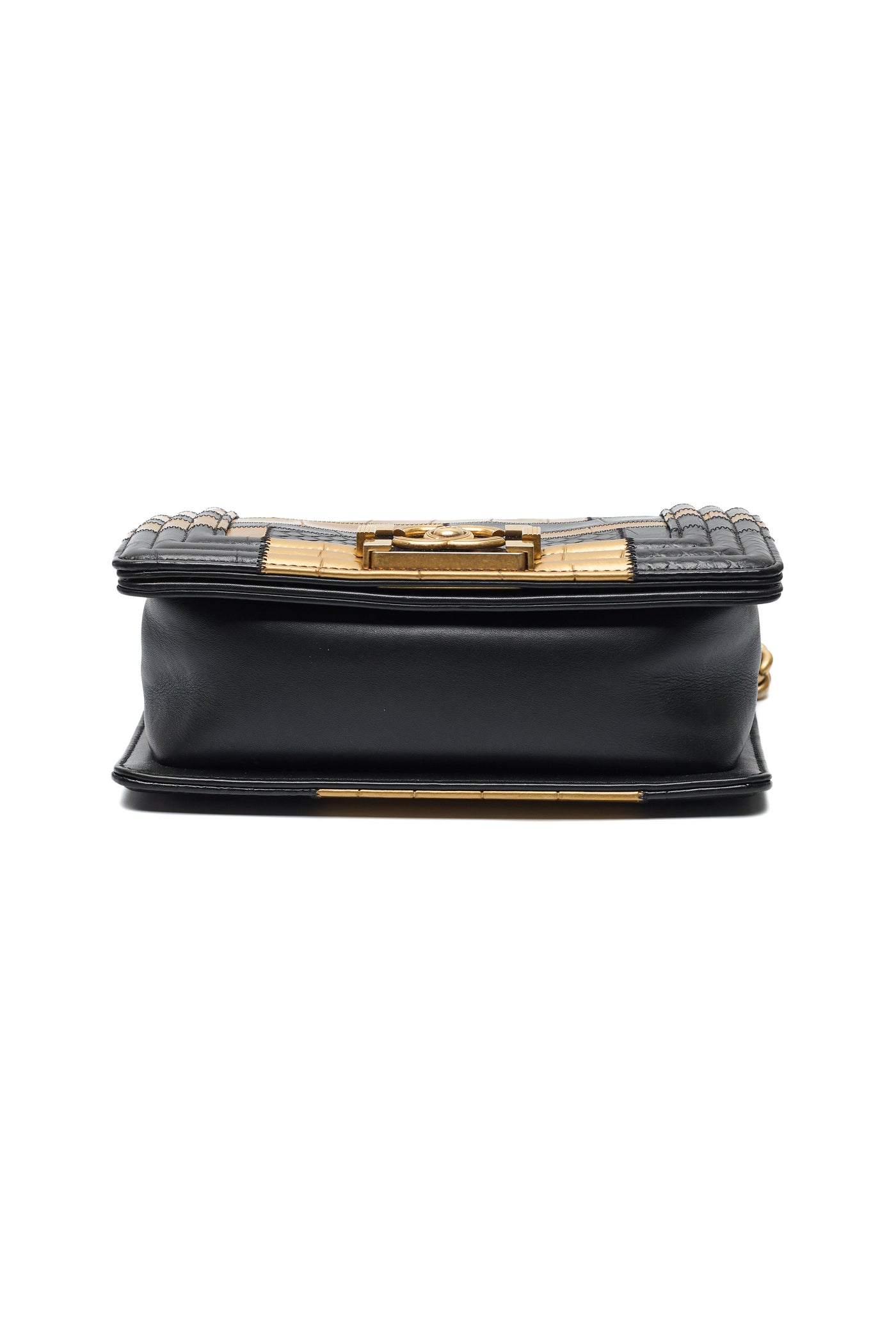 Chanel 2019 Pre-Fall Metier D'Arts Egyptian Collection Croc Embossed Small Boy Bag