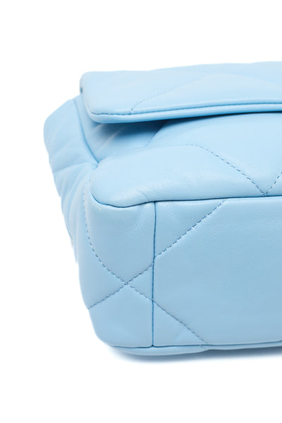 Chanel Pale Blue Goatskin Medium 19