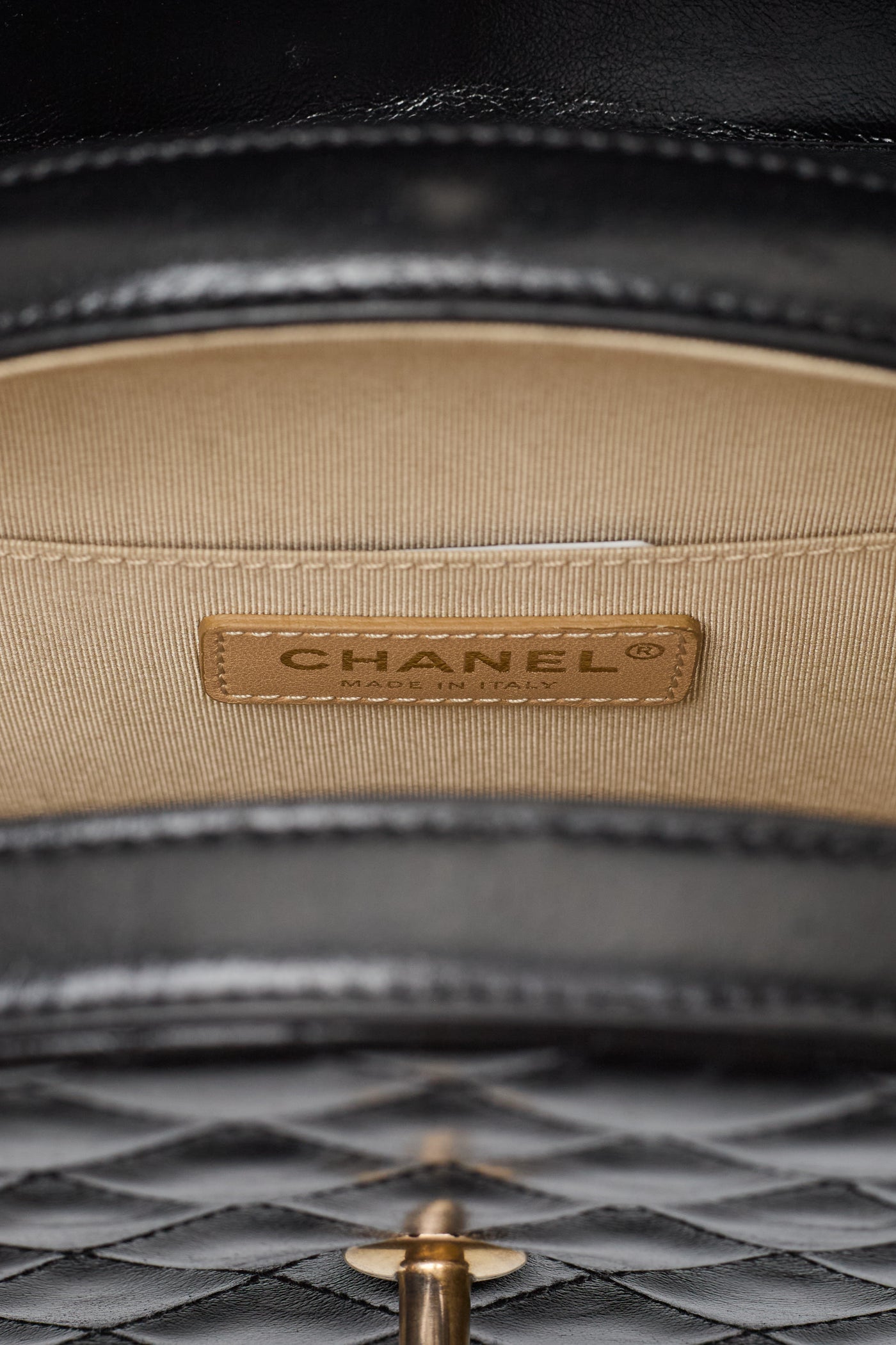 Chanel Round Medium Calfskin CC Flap Crossbody Bag