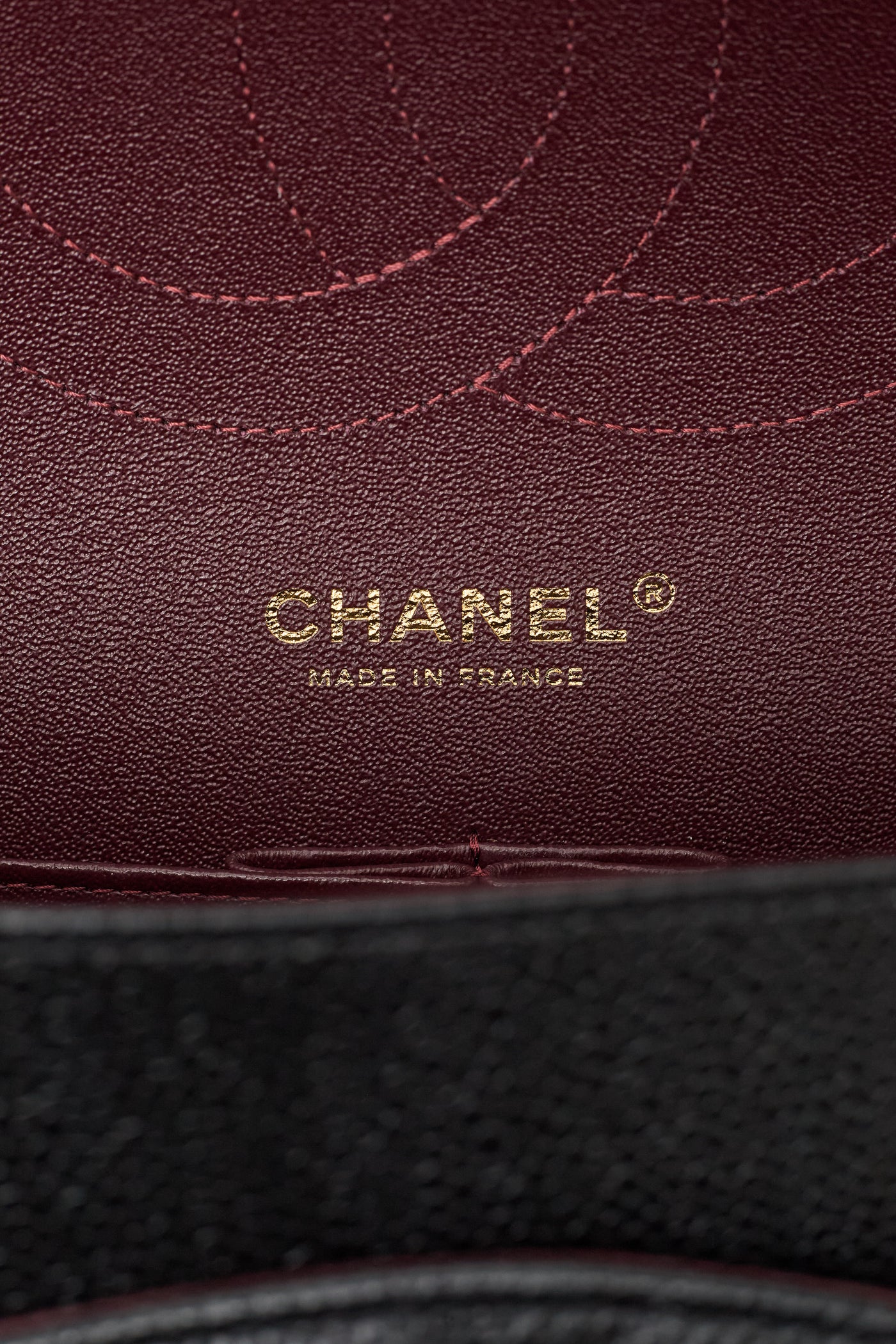 Chanel Black Caviar Jumbo Classic Double Flap