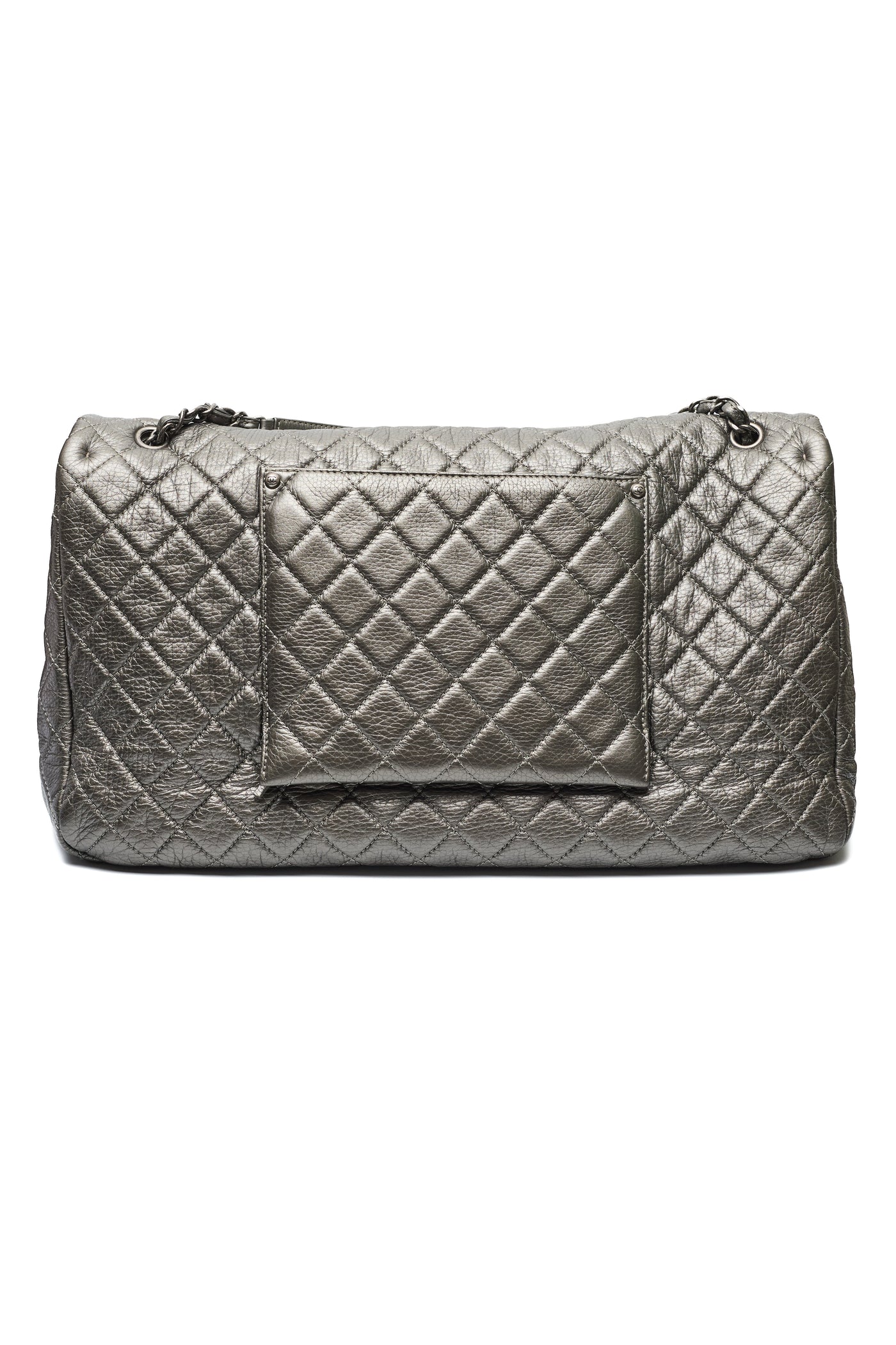 Chanel Airlines CC XXL Quilted Calfskin Single Flap Bag