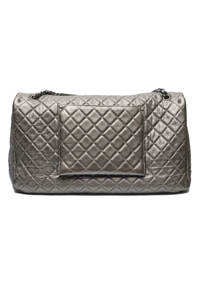 Chanel Airlines CC XXL Quilted Calfskin Single Flap Bag