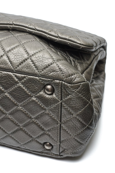 Chanel Airlines CC XXL Quilted Calfskin Single Flap Bag