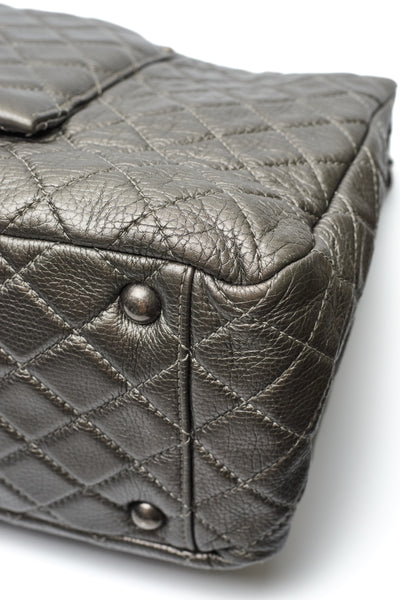 Chanel Airlines CC XXL Quilted Calfskin Single Flap Bag