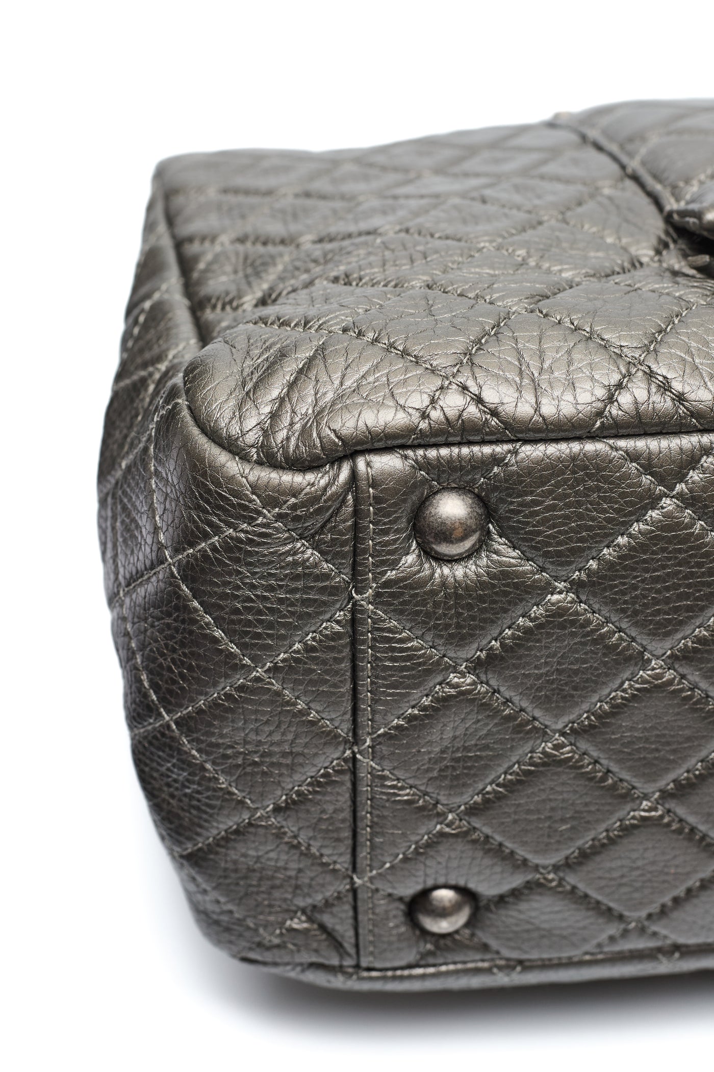 Chanel Airlines CC XXL Quilted Calfskin Single Flap Bag