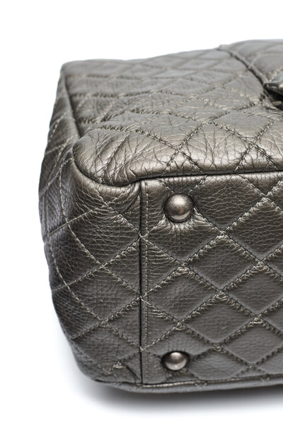 Chanel Airlines CC XXL Quilted Calfskin Single Flap Bag