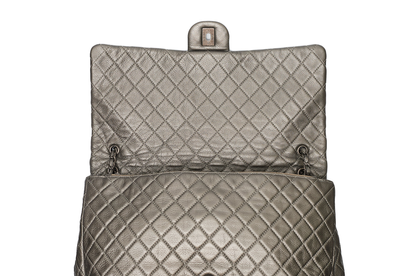Chanel Airlines CC XXL Quilted Calfskin Single Flap Bag