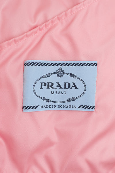 Prada Pink Re-Nylon Utility Zip Up