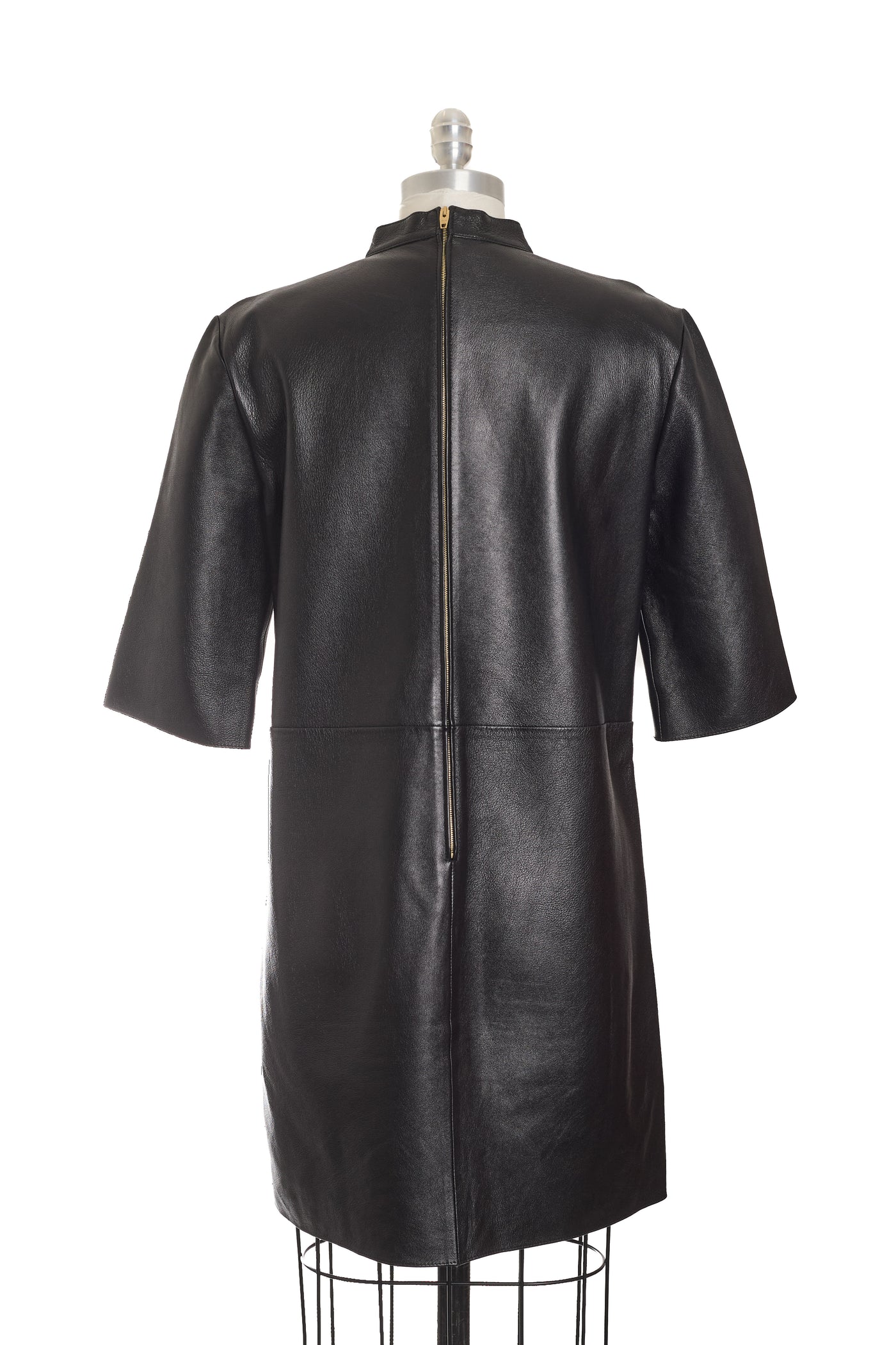 Celine Black Leather Dress