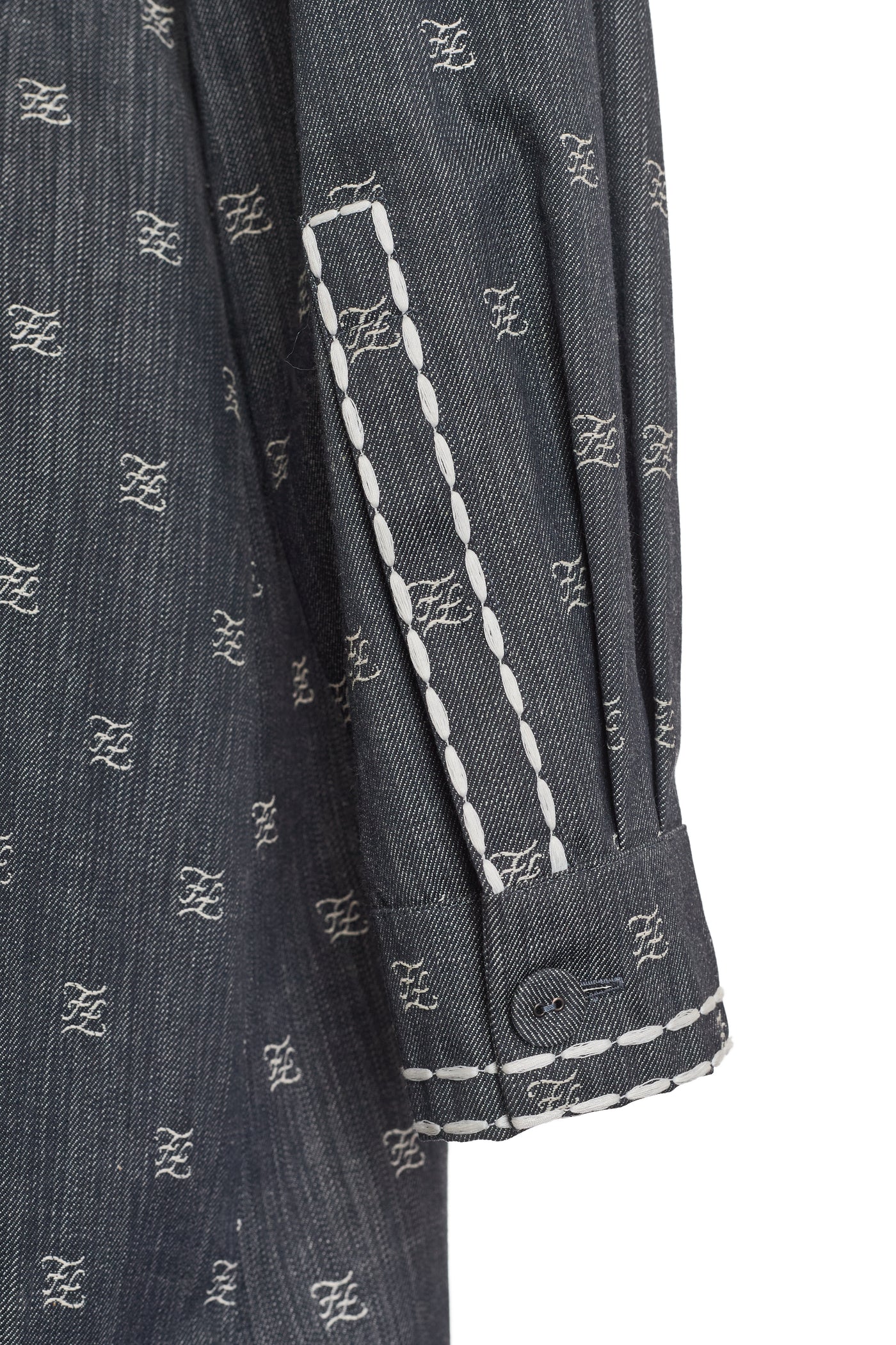 Fendi Denim Monogram Midi Dress