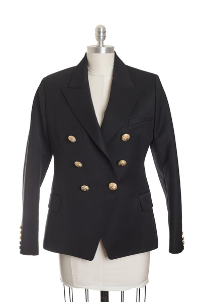 Balmain Black Wool Blazer