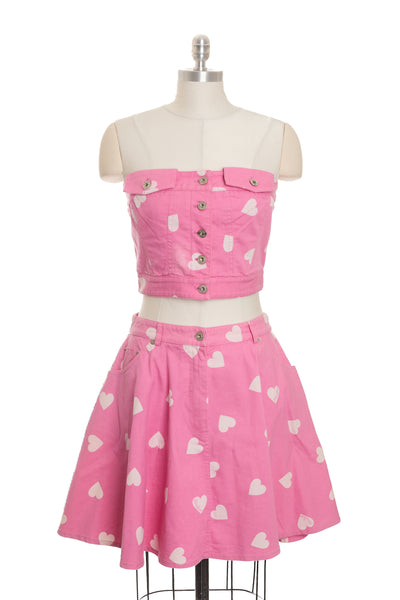 Moschino Couture Printed Skirt Set