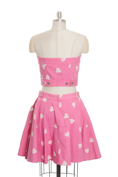 Moschino Couture Printed Skirt Set