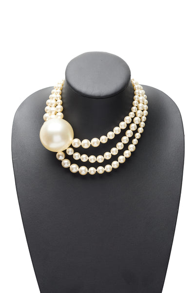 Chanel 2014 SS Runway XXL Pearl Choker