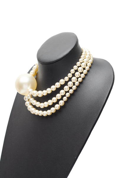 Chanel 2014 SS Runway XXL Pearl Choker