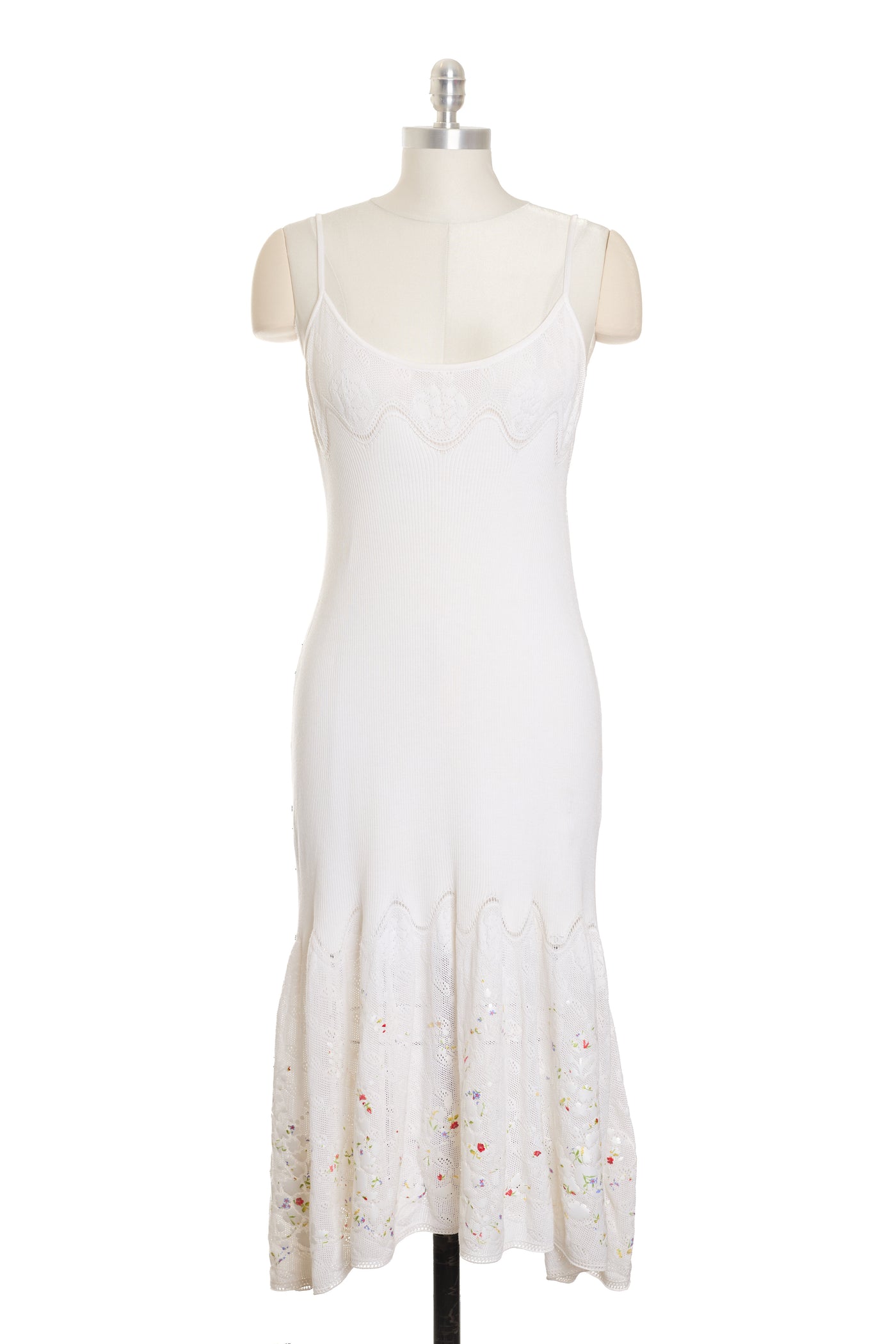 Chanel White Cotton Dress